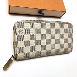 🌟GENUINE LOUIS VUITTON Damier Azur Zippy Wallet